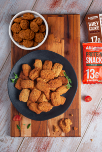 snacks e cookies proteicos all protein para pós-treino prático