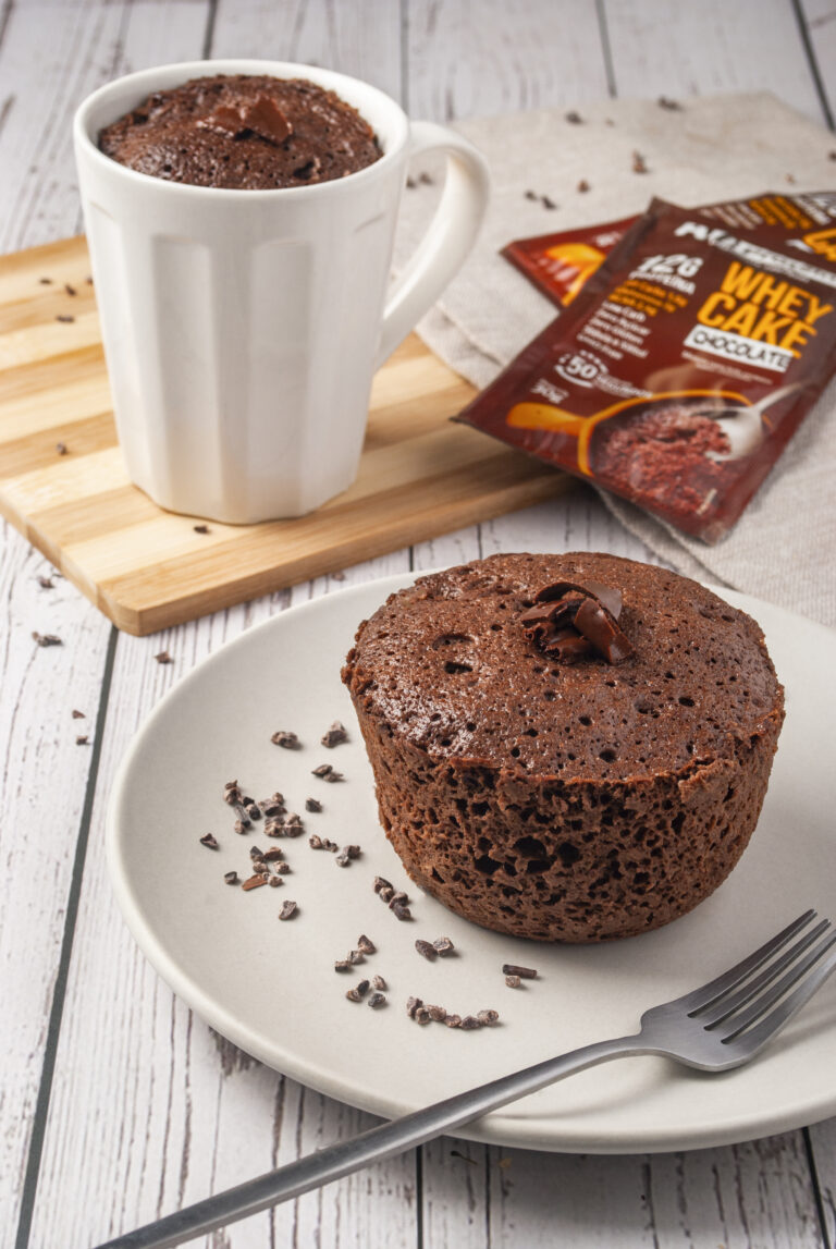 whey cake all protein no café da manhã prático e proteico
