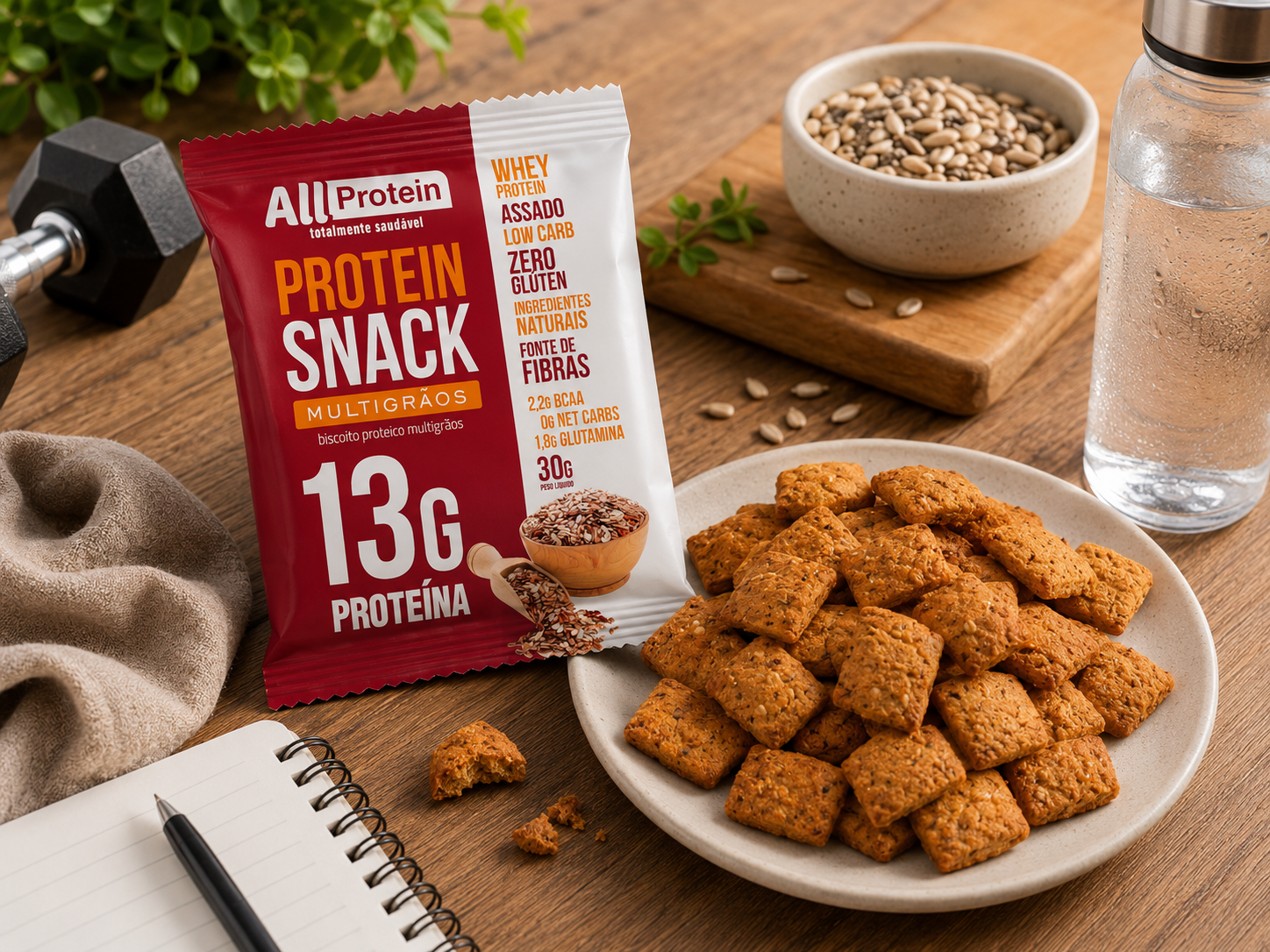 Lanches Ideais para o Emagrecimento: Como o Protein Snack Protege seus Músculos