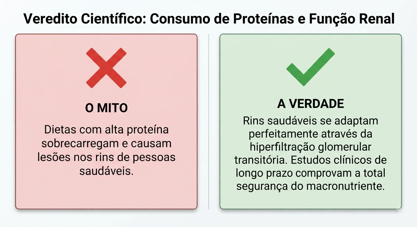 Ciência vs. Mito: O que a Ciência Realmente Diz sobre o Consumo de Proteínas e a Saúde dos Rins