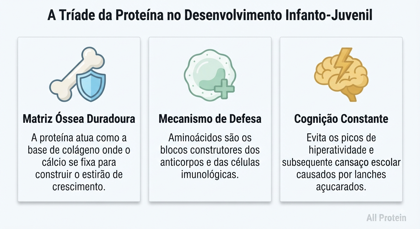 Crescimento e Desenvolvimento: Como Garantir o Aporte Proteico Correto para Crianças e Adolescentes Ativos