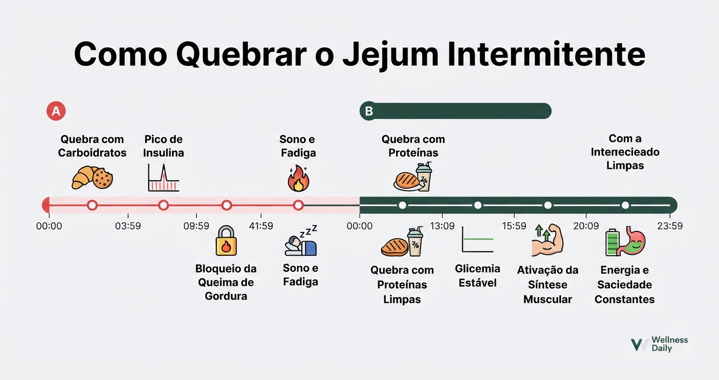 Janela de Alimentação: Como Otimizar os Resultados do Jejum Intermitente com Quebras Proteicas Inteligentes