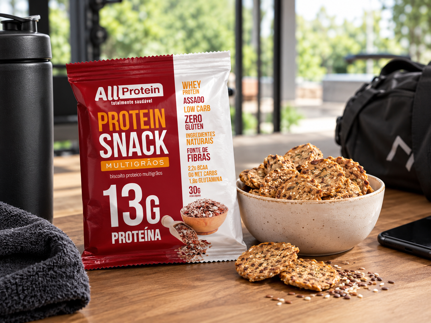 Lanches Salgados Práticos: Como o Protein Snack Controla sua Fome Diária
