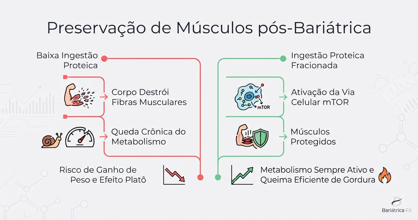 O Perigo da Perda Invisível: Como Proteger seus Músculos da Degradação no Pós-Operatório Bariátrico