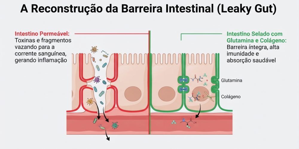 A Barreira Rompida Como a Sinergia entre Aminoácidos Funcionais Reverte a Síndrome do Intestino Permeável
