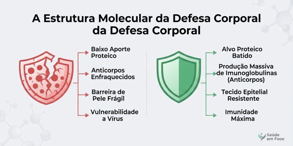 A Primeira Linha de Defesa Por que a Proteína é Mais Importante para a sua Imunidade do que a Vitamina C
