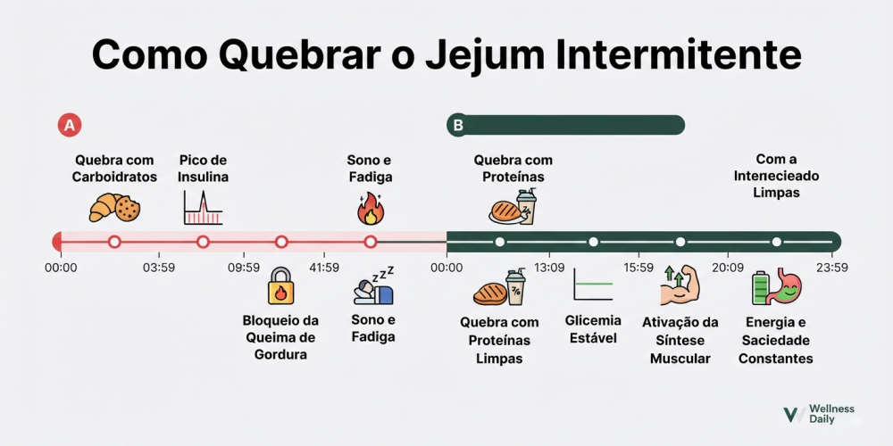 Janela de Alimentação Como Otimizar os Resultados do Jejum Intermitente com Quebras Proteicas Inteligentes