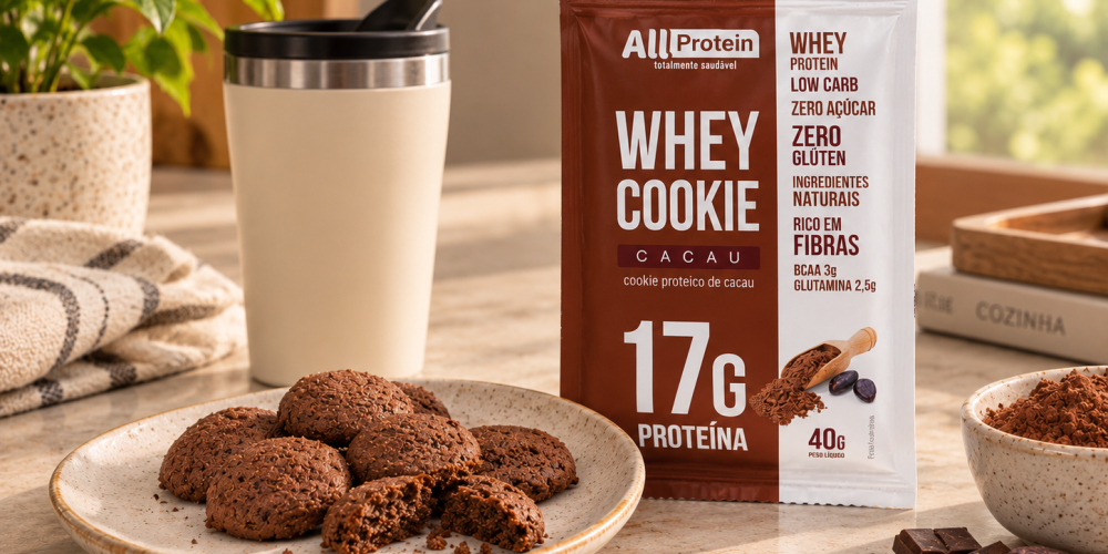 Lanches Práticos Como o Whey Cookie Transforma Seus Intervalos Alimentares